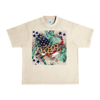 Sandshell statue of liberty leopard Urban Heavy Tee - BundleAndBundleShop