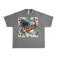 Tornado statue of liberty leopard Urban Heavy Tee - BundleAndBundleShop