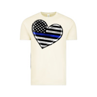 Vintage Arctic american thin blue line flag Vintage Tee - Artiststas