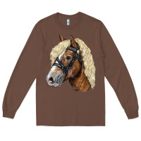 Chestnut Haflinger Avelignese Horse Long Sleeve Tee - LillyAllenDesigns