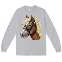 Moon Dust Haflinger Avelignese Horse Long Sleeve Tee - LillyAllenDesigns