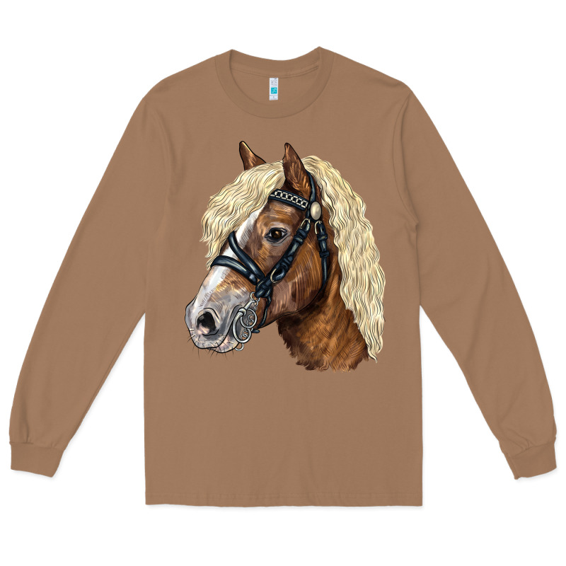 Haflinger Avelignese Horse Long Sleeve Tee by LillyAllenDesigns | Teevron
