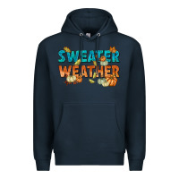Navy weather Premium Hoodie - texasbilliewilder