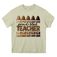Mossy proud black teacher Heavy Core Tee - texasbilliewilder