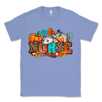 Colony Blue nurse with fall element Classic Tee - AdoDesignShop