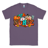 Lavender nurse with fall element Classic Tee - AdoDesignShop