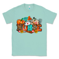 Seafoam nurse with fall element Classic Tee - AdoDesignShop