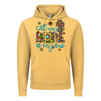 Vintage Mustard all my hope is in jesus Vintage Hoodie - JahusDesignShop