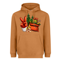 Meerkat christmas santa claus peace hand Heavyweight Hoodie - Jasminsmagicworld