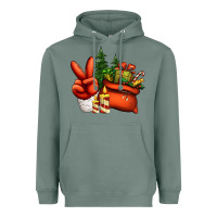 Sage christmas santa claus peace hand Heavyweight Hoodie - Jasminsmagicworld