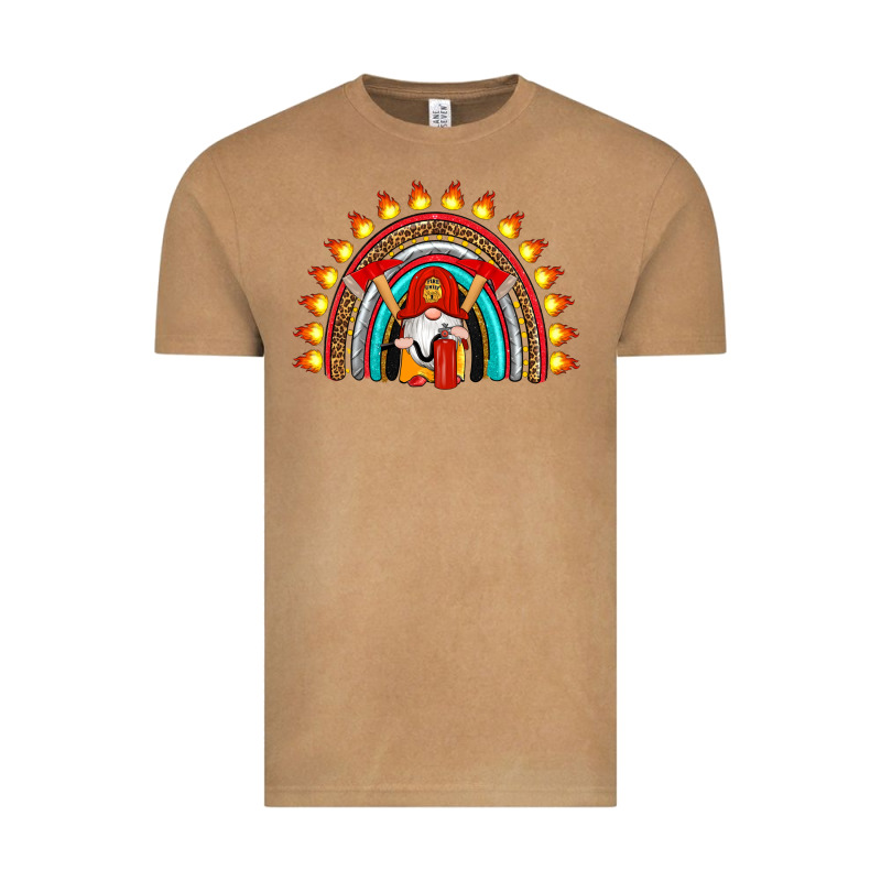 Firefighter Gnomes Rainbow Vintage Tee by Artiststas | Teevron