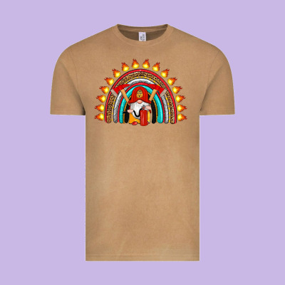 Firefighter Gnomes Rainbow Vintage Tee Designed By Artiststas