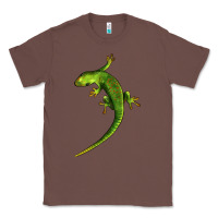 Chestnut Green Lizard Illustrations Classic Tee - LillyAllenDesigns