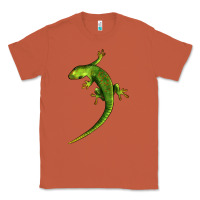 Copper Green Lizard Illustrations Classic Tee - LillyAllenDesigns