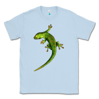 Dusty Blue Green Lizard Illustrations Classic Tee - LillyAllenDesigns