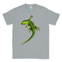 Heather Grey Green Lizard Illustrations Classic Tee - LillyAllenDesigns
