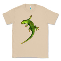 Mushroom Green Lizard Illustrations Classic Tee - LillyAllenDesigns