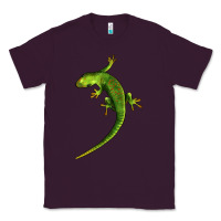 Plum Green Lizard Illustrations Classic Tee - LillyAllenDesigns