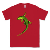 Red Green Lizard Illustrations Classic Tee - LillyAllenDesigns