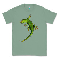 Sage Green Lizard Illustrations Classic Tee - LillyAllenDesigns