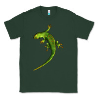 Sports Green Green Lizard Illustrations Classic Tee - LillyAllenDesigns