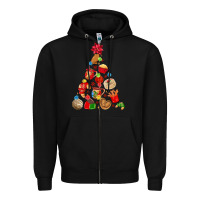 Black mexican christmas tree Zipper Hoodie - MaliasSmallBusiness