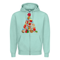 Seafoam mexican christmas tree Zipper Hoodie - MaliasSmallBusiness