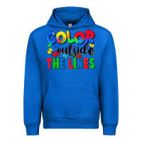 Cobalt Color outside the lines Urban Hoodie - CowGirlArtShop