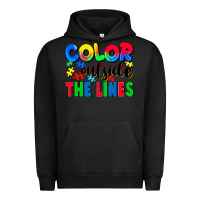 Pigment Black Color outside the lines Urban Hoodie - CowGirlArtShop