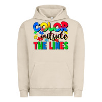 Pigment French Oak Color outside the lines Urban Hoodie - CowGirlArtShop