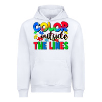 White Color outside the lines Urban Hoodie - CowGirlArtShop