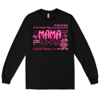 Black mama its okay typography Long Sleeve Tee - JahusDesignShop