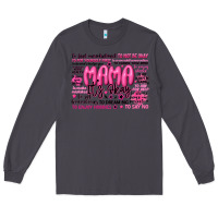 Smoke mama its okay typography Long Sleeve Tee - JahusDesignShop