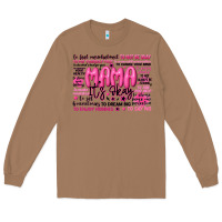 Toasted Coconut mama its okay typography Long Sleeve Tee - JahusDesignShop