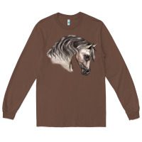 Chestnut Arabian Horse Long Sleeve Tee - LillyAllenDesigns