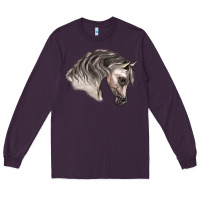 Plum Arabian Horse Long Sleeve Tee - LillyAllenDesigns