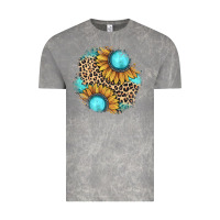 Cloud Rock gemstone leopard patch Vintage Tee - JahusDesignShop