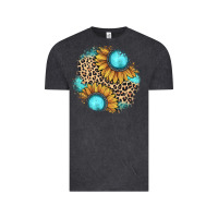 Vintage Black gemstone leopard patch Vintage Tee - JahusDesignShop