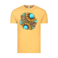 Vintage Mustard gemstone leopard patch Vintage Tee - JahusDesignShop