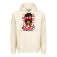 Tofu one loved nurse afro messy bun Premium Hoodie - texasbilliewilder