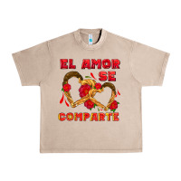 French Oak el amor se comparte with churros Urban Heavy Tee - AdoDesignShop