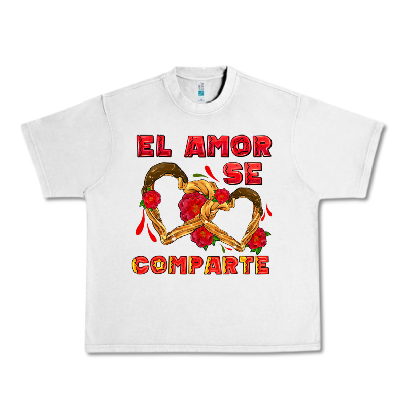 El Amor Se Comparte With Churros Urban Heavy Tee by AdoDesignShop | Teevron