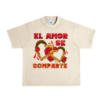 Sandshell el amor se comparte with churros Urban Heavy Tee - AdoDesignShop