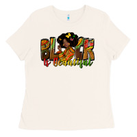 Bone black is beautiful Ladies Tee - Zillion Design Studio