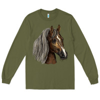 Army Green Tennessee Horse Long Sleeve Tee - LillyAllenDesigns