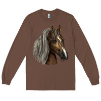 Chestnut Tennessee Horse Long Sleeve Tee - LillyAllenDesigns