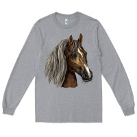 Heather Grey Tennessee Horse Long Sleeve Tee - LillyAllenDesigns