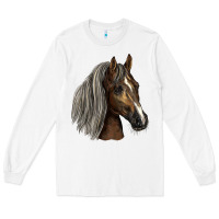 White Tennessee Horse Long Sleeve Tee - LillyAllenDesigns
