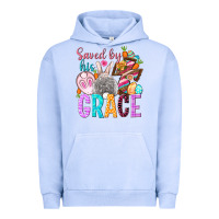 Pigment Grape Ice Saved by his grace Easter Day Urban Hoodie - HowdyJamesFarm