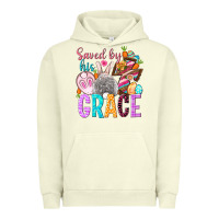 Pigment Pistachio Saved by his grace Easter Day Urban Hoodie - HowdyJamesFarm